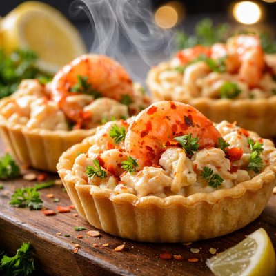 Image of Prawn and Crab Tarts