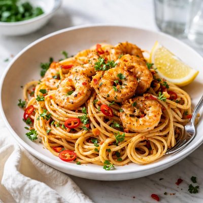 Image of Prawn Pasta with a Kick from Jack