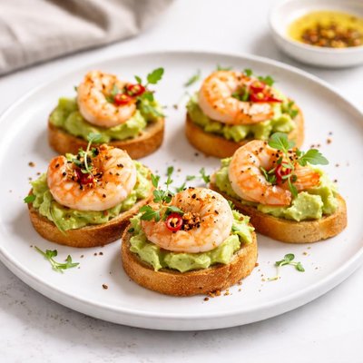 Image of Prawn Shrimp and Avocado Bites