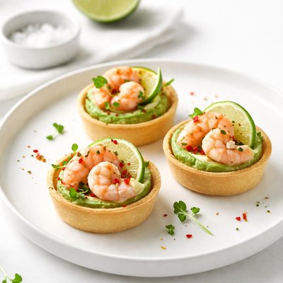 Image of Prawn Shrimp and Lime Tartlets
