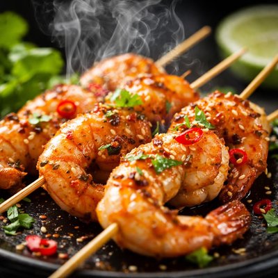 Image of Prawn Shrimp Satay