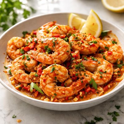 Image of Prawns with Chilli and Garlic