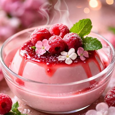 Image of Pretty in Pink Panna Cotta