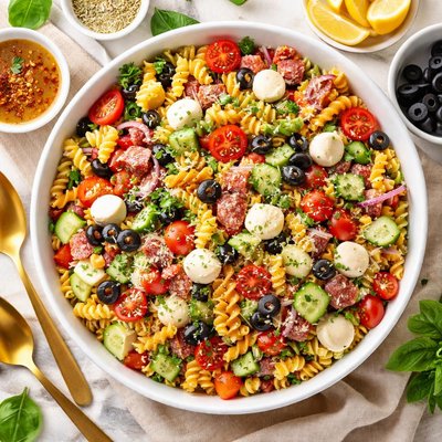 Image of Pretty Party Pasta Salad