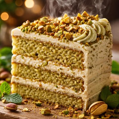 Image of Pretty Pistachio Cake