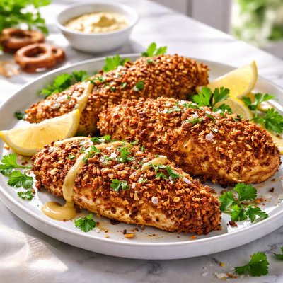 Image of Pretzel Crusted Chicken