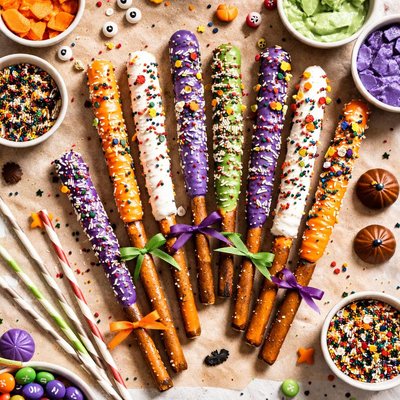 Image of Pretzel Magic Wands Halloween Birthday Fun