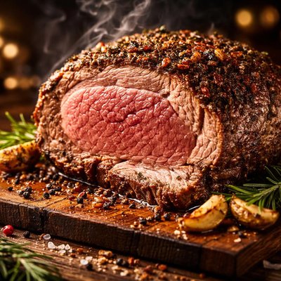 Image of Prime Rib Cedar Plank Roasted
