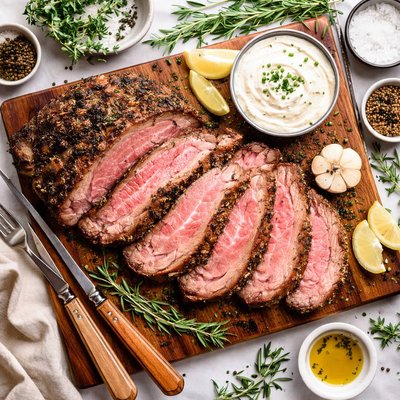 Image of Prime Rib with Horseradish Sauce