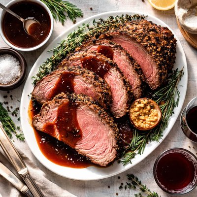 Image of Prime Rib with Port Sauce
