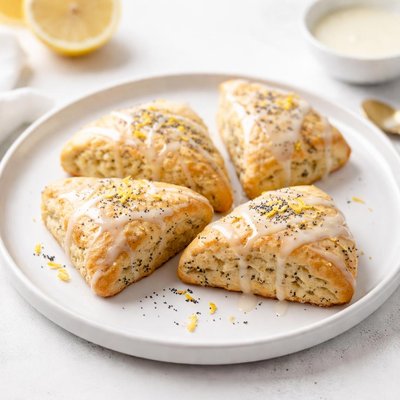 Image of Processor Poppy Seed Lemon Scones