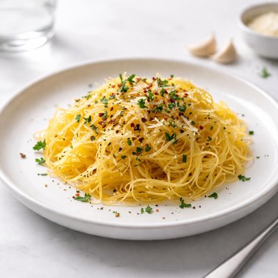Image of Properly Prepared Spaghetti Squash