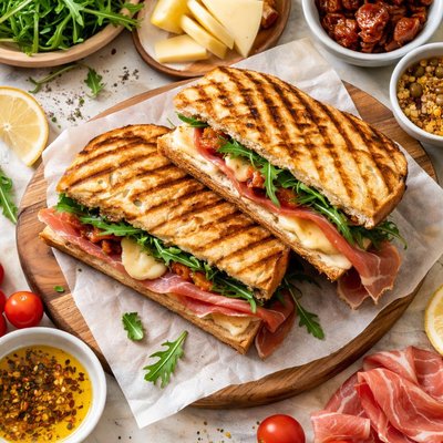 Image of Prosciutto and Fontina Panini