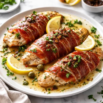 Image of Prosciutto Baked Tilapia