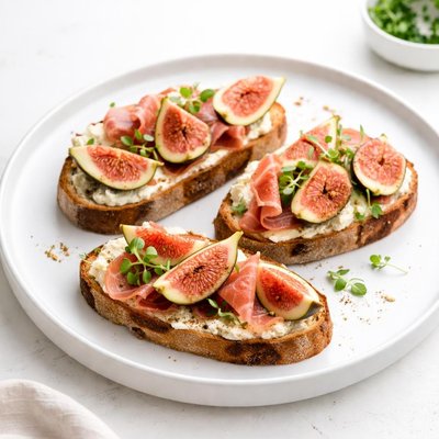 Image of Prosciutto Fig Bruschetta