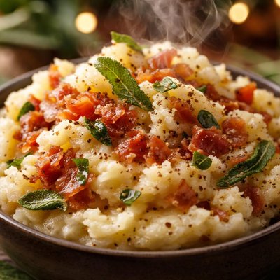 Image of Prosciutto Sage Mashed Potatoes