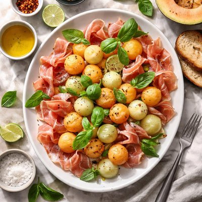 Image of Prosciutto with Marinated Melon