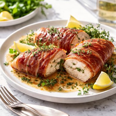 Image of Prosciutto Wrapped Chicken