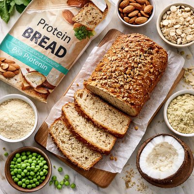 Image of Protien Bread Almond Coconut Flour Pea Protein