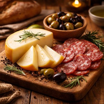 Image of Provolone Olive and Salami