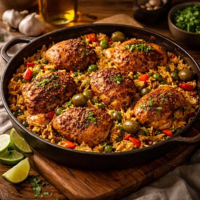 Image of Puerto Rican Style Chicken and Rice