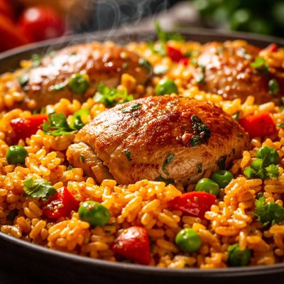 Image of Puertorican Arroz Con Pollo Rice with Chicken