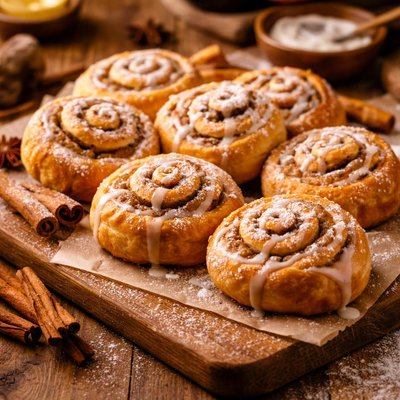 Image of Puff Pastry Cinnamon Rolls