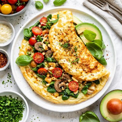 Image of Puffed Cheese Omelet