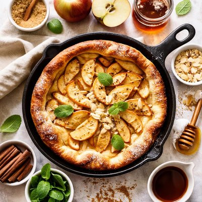 Image of Puffy Baked Apple Pancake