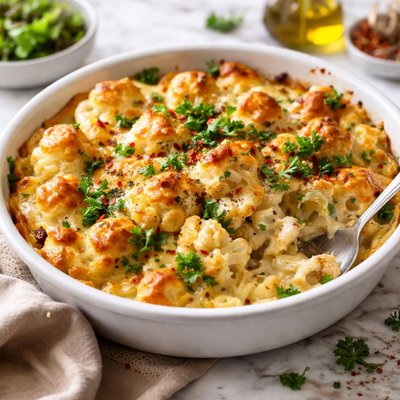 Image of Puffy Cheese N Cauliflower Meatless Meal