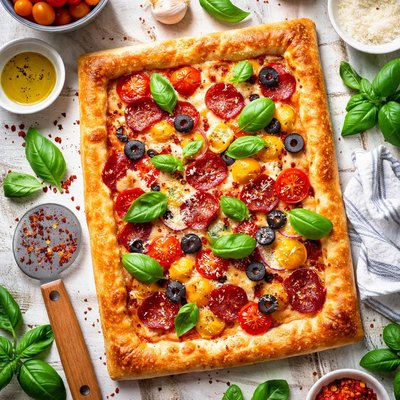 Image of Puffy Pizza