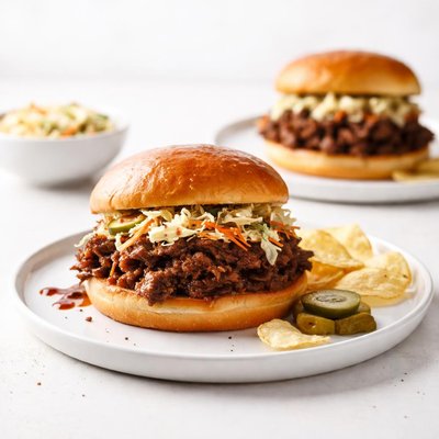 Image of Pulled Barbecued Beef Sandwiches