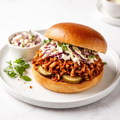 Image of Whole30 Pulled Chicken Sandwich
