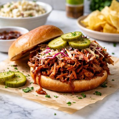 Image of Pulled Pork Barbecue Sandwiches