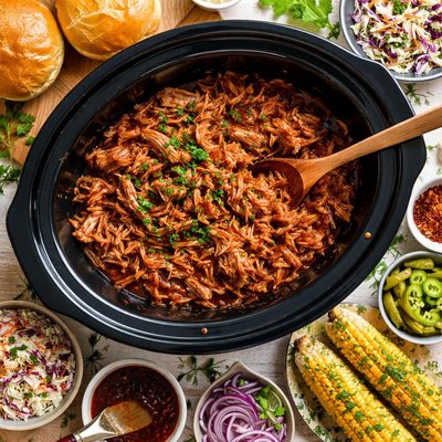 Image of Pulled Pork Barbecue Slow Cooker