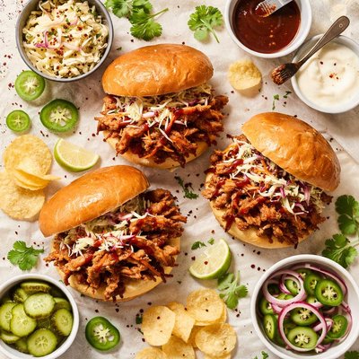 Image of Pulled Pork Bbq Sandwiches