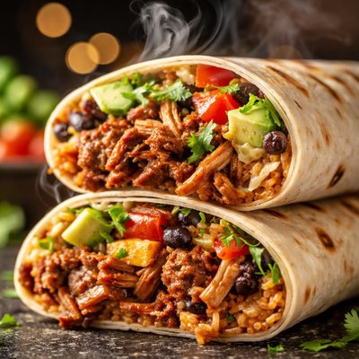 Image of Pulled Pork Burritos