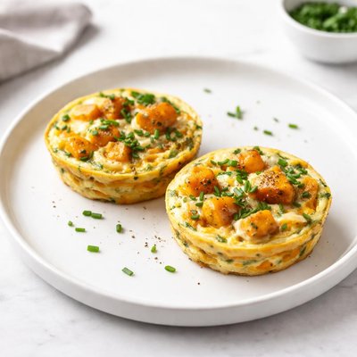 Image of Pumpkin and Chive Frittatas