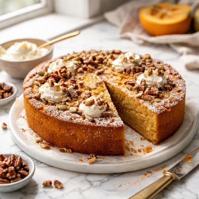 Image of Pumpkin and Cornmeal Cake