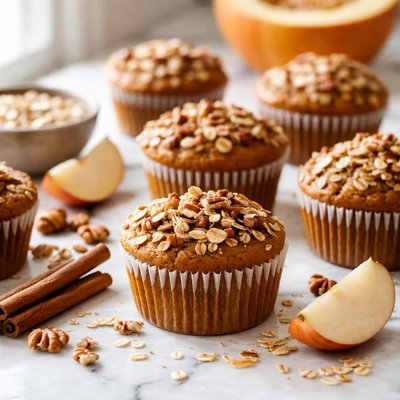 Image of Pumpkin Apple Oat Muffins