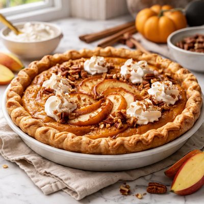 Image of Pumpkin Apple Pie
