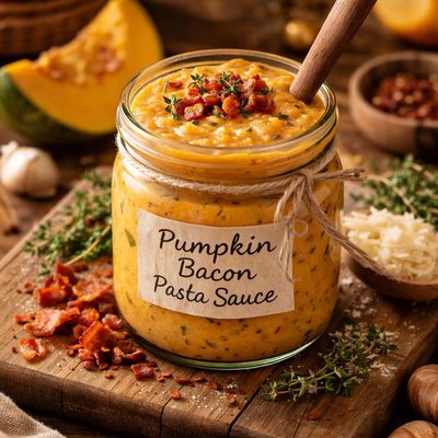 Image of Pumpkin Bacon Pasta Sauce