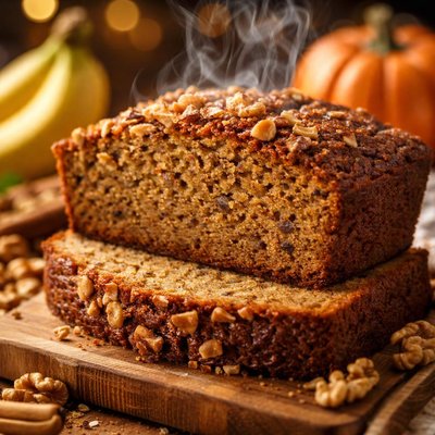 Image of Pumpkin Banana Bread
