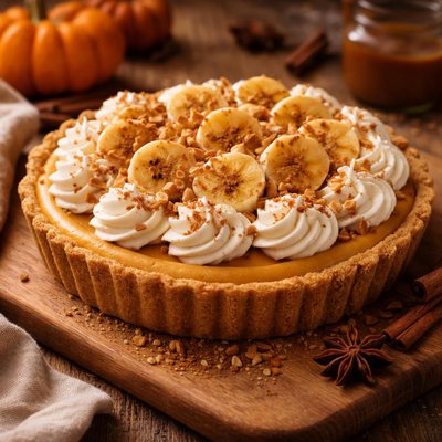 Image of Pumpkin Banana Mousse Tart