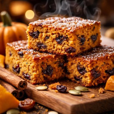 Image of Pumpkin Bars with Raisins