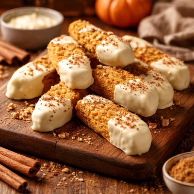 Image of Pumpkin Biscotti with White Chocolate