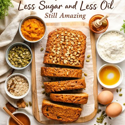 Image of Pumpkin Bread Less Sugar and Less Oil Still Amazing