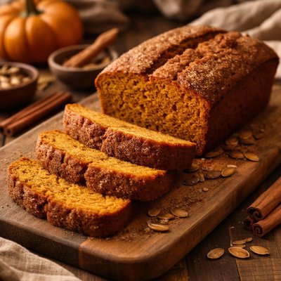 Image of Pumpkin Bread No Nuts Eggs or Dairy