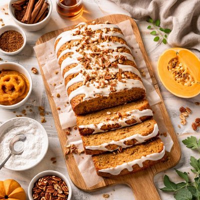 Image of Pumpkin Bread with Easy Icing Yummy