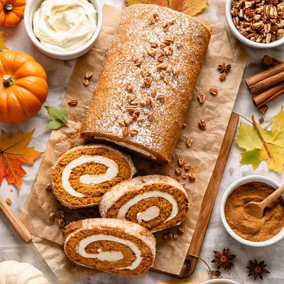 Image of Pumpkin Cake Roll
